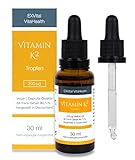 Vitamin K2 MK-7 von EXVital -200µg - All-Trans (99,7+%) - K2VITAL® von Kappa - 1020 Tropfen (30ml) - Vegan - Hochdosiert & Made in Germany