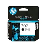 HP 302 (F6U66AE) Original Druckerpatrone Schwarz für HP DeskJet 1110, 213x, 363x, HP ENVY 452x, HP OfficeJet 383x, 465x, 52x, Standard