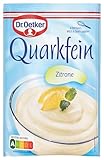 Dr. Oetker Quarkfein Zitrone 14er Pack, 14 x 57 g Dessertpulver für eine Quarkspeise Zitrone