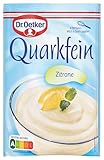 Dr. Oetker Quarkfein Zitrone 14er Pack, 14 x 57 g Dessertpulver für eine Quarkspeise Zitrone