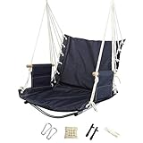 WAOCEO Schaukel Oxford Tuch Hängender Swing Seat Indoor Hängende Stuhl Outdoor Hängematte Spielzeug kann 150 kg tragen Schaukelsitz (Color : I, Size : Backrest Height 50cm)