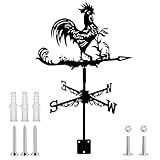 Wetterhahn Hahn Wetterfahne Wetterfahnen aus Metall für...