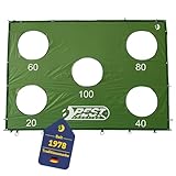 Best Sporting Torwand mit 5 Schusslöchern I 213 x 152 cm I Passend für Fußballtore mit 240 x 170 cm I Fußball-Trainingswand I Torwand in Grün