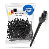 Tamay Dartspitzen Kunststoff 1000 Stück Premium Softdart Spitzen I Key Version I 2BA Gewinde I Dartpfeil Spitzen, Softdarts Ersatzspitzen, Besonders stabil & langlebig I Made in Europa (1000)