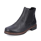 Rieker Damen Chelsea Boots 75170, Frauen Stiefeletten,Bootee,Booties,halbstiefel,Kurzstiefel,uebergangsschuhe,schwarz (00),38 EU / 5 UK