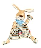 SIGIKID 47893 Schnuffeltuch Hase Semmel Bunny Mädchen und Jungen Babyspielzeug empfohlen ab Geburt blau/beige