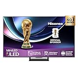 Hisense 55U7Q Pro Fernseher 55 Zoll, 4K Mini LED, Smart TV, Hi-View AI Engine Pro, 165Hz Game Mode Ultra, FreeSync Premium Pro, 2.1.2 Ch. Surround Sound, Dolby Vision IQ Atmos, Sprachsteuerung [2025]