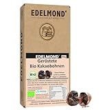 Rohe Kakaobohnen – Bio & Fairtrade – 90 g naturbelassen – Vegan & Zuckerfrei – Handverlesen & sonnengetrocknet – Superfood Snack mit Antioxidantien - Edelmond