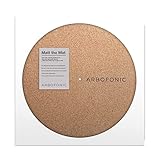 ARBOFONIC – Matt The Mat Plattentellerauflage aus Kork (3mm) | antistatische Matte für alle Plattenspieler