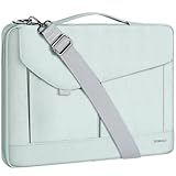 DOMISO 17-17.3 Zoll Laptop Tasche Aktentasche Umhängetasche Kompatibel mit 17.3' Dell/HP Pavilion 17/ProBook 470/MSI GS73VR Stealth PRO/Lenovo/Acer/ASUS,Tiefes Mintgrün