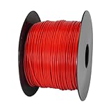 WITTKOWARE LiYv Schaltlitze hochflexibel, 0,50mm², 100m Spule, Leiter Kupfer verzinnt, 900V, Farbe Isolierung rot