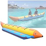 YXCUSAM Outdoor Snow Banana Boot, aufblasbares Wassersport-Abschlepprohr, große Skifeldausrüstung, geeignet für Gruppenaktivitäten (8 Personen)