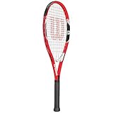 Wilson Damen/Herren-Tennisschläger, Anfänger, Federer, Griffstärke 3, Aluminium, Rot/Schwarz, WRT30480U3