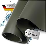 TeichVision - Premium PVC Teichfolie olivgrün - Stärke 1 mm - 2 m x 4 m/PVC Folie olivgrün geeignet für Teiche, Biotope, Naturschwimmbäder