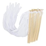 Hochzeits Konfetti - 50 Stück Brautdusche Stäbe | Wunderkerzen Deko Glöckchen Für Hochzeitsfeier Brautdusche Festliche Veranstaltungen