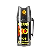 BALLISTOL 24450 Pfeffer-KO FOG 40ml Spray – Verteidigungsspray gegen Tiere – Abwehrspray – 4m Sprühweite