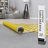 Ewifoam Vinclic Acoustic Trittschalldämmung 2,2 mm mit Dampfsperre – ideale Schallisolierung für Vinylboden, 7 m², hohe Druckfestigkeit, schnelle Verlegung, langlebig und effizient