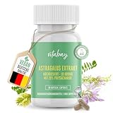 Vitabay Astragalus Kapseln Hochdosiert 10.000mg - 90 Vegane Kapseln Astragalus Extrakt aus der Wurzel - Tragantwurzel Membranaceus mit 20% Polysaccharide - Laborgeprüft