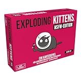 Exploding Kittens | Exploding Kittens: NSFW Edition (Auflage 2024) | Grundspiel | Partyspiel | Kartenspiel | 2-5 Spieler | Ab 18+ Jahren | 15 Minuten | Deutsch