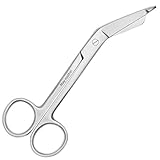 May Sicherheitsschere 14,5 cm – Mehrzweck-Schere aus Edelstahl, rostfrei & antiallergen