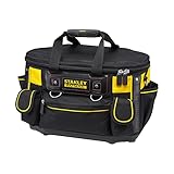 Stanley FatMax Werkzeugtasche / Werkzeugbeutel (50x33x31cm, mit runder Öffnung, formstabile Konstruktion, leicht zugängliche Fächer, ergonomischer Handgriff) FMST1-70749