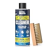 Tidybond Sneaker Reinigungsset – 300ml Premium Schuhreiniger mit Bürsten & Mikrofasertuch, Reinigung für weiße Schuhe, Sneaker, Leder, Wildleder, Canvas, Mesh, Stoff & PU
