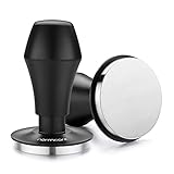 Normcore Kaffee Tamper 58mm - Kaffeemehlpresser - Barista Stempel - Espresso Stempel mit 15lb / 25lb /30lbs Anpressdruck - Tamper-Base Flat - Durchmesser Ø 58mm