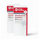 ALIUD PHARMA Simeticon AL Emulsion 66,6 mg/ml, 2 x 50 ml: Medizinprodukt zur Vorbeugung und Linderung von Magen-Darm-Beschwerden wie Blähungen und Völlegefühl bei Säuglingen, Kindern und Erwachsenen