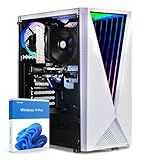 dcl24 Gaming PC Intel i9 11900KF, RTX4060 8GB - 1000GB SSD, 32GB DDR4, Gamer PC mit 16x5.2 GHz, Gaming Computer mit WLAN, Desktop PC mit Windows 11 Pro [19298]