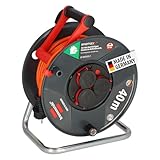 Brennenstuhl Garant V2 IP44 Kabeltrommel 40m outdoor (Made in Germany, 3 Schutzkontakt-Steckdosen, Überhitzungsschutz, kurzfristiger Einsatz im Außenbereich)