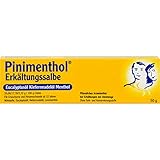 Pinimenthol Erkältungssalbe | 50 g | ätherische Öle: Eucalyptusöl, Kiefernnadelöl & Menthol | Stoppt Hustenreiz löst Schleim und befreit die Atemwege bei Erkältung | für alle ab 12 Jahren