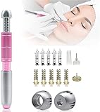 GEEFSU 2 in 1 Hyaluron Stift Set Hyaluron Pen Professionelle Schönheit Zerstäuber Nadelfreie Stift Feuchtigkeitsmikroinjektor Hautpflege Zerstäuber-Nein Zu den Hyaluronsäure