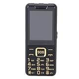 Topiky Big Key Mobiltelefon, 2G Handy für Senioren, 2,6 Zoll Kristall Clear Bildschirm, 2 Taschenlampe BT 0,3MP Kamera Lautsprecher (Black)
