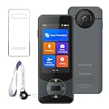 Xupurtlk Sprachübersetzer Gerät, Übersetzer Gerät Testsieger, Sprachübersetzer Ohne Internet, W10 Translator Echtzeit 144 Sprachen mit WiFi/Offline/Foto Unterstützung für Reisen,Lernen und Business