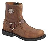 Harley-Davidson Herren Scout Leather Motorcycle Harness Casual Boot Stiefel, Braun, 42 EU