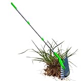 Rechen für Laub - Robuster Stahl-Rechen als Gartengerät,Bodenharke Zur Bodenauflockerung,für Gehweg, Garten, Terrasse, Hof, Balkon und Eingangsbereich