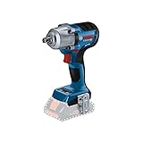 Bosch Professional Akku-Drehschlagschrauber GDS 18V-450 HC (Anziehmoment 450 Nm, Losbrechmoment 800 Nm, ohne Akkus und Ladegerät, im Karton)