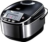 Russell Hobbs Multikocher [11-in-1: Reiskocher, Schongarer, Dampfgarer, Slow Cooker, Backoutomat, Joghurtbereiter etc.] Multicooker (5,0l, digitales Display, Anti-Kondensations-Deckel) 21850-56