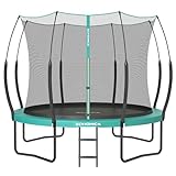 SONGMICS Federloses Trampolin Ø 305 cm, Trampolin Outdoor...