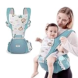 Babytrage für Neugeborene ab Geburt,Babytrage Neugeborene ab Geburt für 0-36 Monate,Baby Trage Ergonomische mit Hüftsitz,Tragetuch Baby mit Lätzchen,Kindertrage für Babys von 4 bis 20 kg