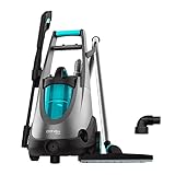 Cecotec Hochdrucksauger Conga Triton 4000 UltraClean. 1500 W, 4-in-1: Hochdruckreinigungsfunktion, Nass- und Trockensauger und Blasfunktion, 120 bar, Saugleistung 15 kPa, Schwarz, Blau, Grau.