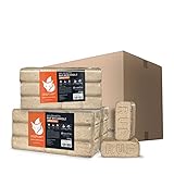 HEIZFUXX Holzbriketts Weichholz Ruf Original Kamin Ofen Brenn Holz Heiz Grill Smoker Brikett 10kg x 3 Gebinde 30kg / 1 Karton Paligo