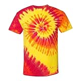 Herrenhemden, Frühling/Sommer, lässig, kurzärmelig, Rundhalsausschnitt, Farbverlauf, T-Shirt für Herren, M, XL