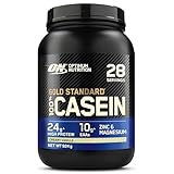 Optimum Nutrition Gold Standard 100% Casein Proteinpulver, Geschmack Creamy Vanilla, 924g, 28 Portionen