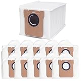10 Stück Staubsaugerbeutel für Dreame L10s Ultra, Dreame L10 Ultra, L20 Ultra, X40 Ultra Saugroboter, Staubbeutel Ersatz Beutel Zubehörset, 2,5L großer Kapazität