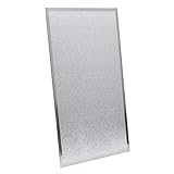 Kamino-Flam Hitzeschutzplatte asbestfrei - Funkenschutzplatte 1100°C hitzebeständig - Wärmeschutzplatte mit Edelstahlrahmen - 800 x 500 x 3 mm