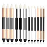 JNJOOD 12 Stück Doppelkopf-Zeichenwerkzeuge für Künstler, Schwamm, Stift, Papier, Kunst, Mixer, Skizzier- und Zeichenwerkzeuge