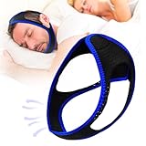 Anti Schnarchen-Kinnriemen für Cpap Gerät - Verstellbares Kinnband Gegen Schnarchen, Effektive schlaf-Schnarchreduzierung für Frauen und Männer