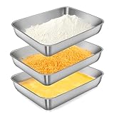 Panierschalen Set 3 Teilig, 25 x 19 x 5 cm Edelstahl...