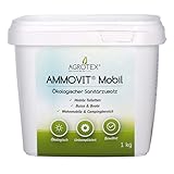 AMMOVIT Mobil 1 kg Eimer - ökologischer Sanitärzusatz zur Geruchs- und Fäkalienbehandlung - biologisch abbaubar, Camping & Caravan